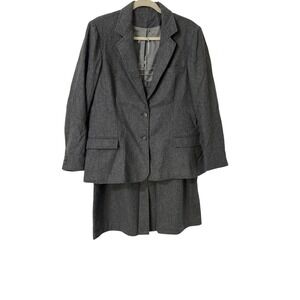 Vintage Kay Windsor Wool Skirt Suit Sz 18  Pencil Jacket Union Made See Pics
